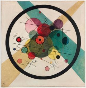 Circles in a Circle by Vassily Kandinsky, 1923