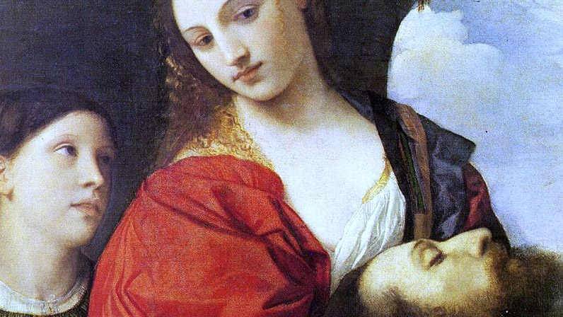 Painting of Salome by Titian
