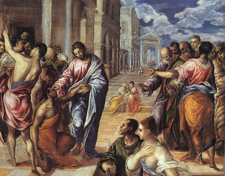 Christ Healing the Blind, by El Greco