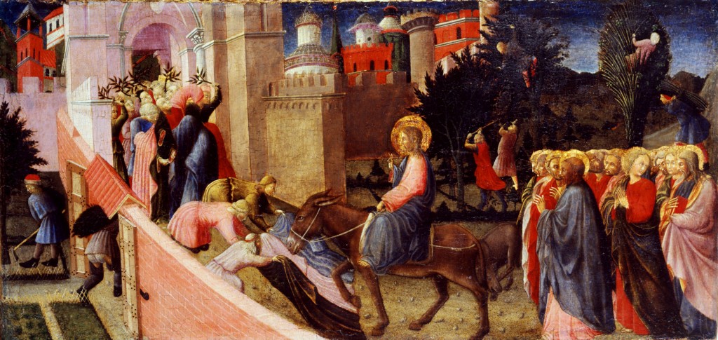Pietro di Giovanni d'Ambrogio. Entry into Jerusalem. 1435-40. Pinacoteca Stuard, Parma