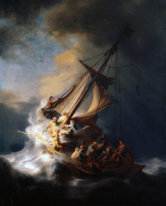 Christ in the Storm on the Lake of Galilee. Rembrandt. c.1632
