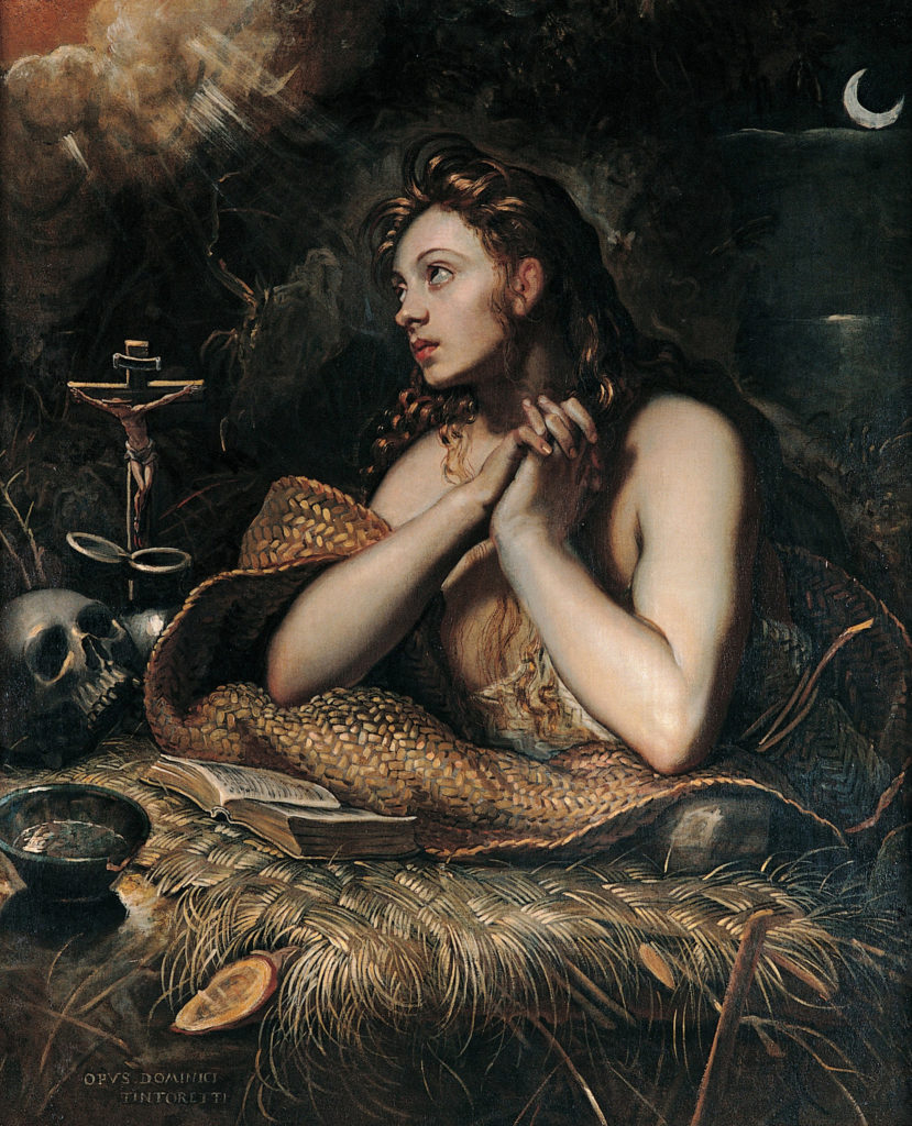 Penitent Magdalena. Tintoretto c.1598-1602.