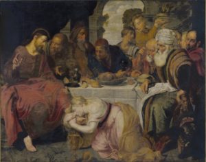 Christ in the House of Simon the Pharisee by Artus Wolffort, 17th century