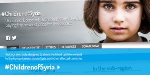 UNICEF' s website - Children of Syria